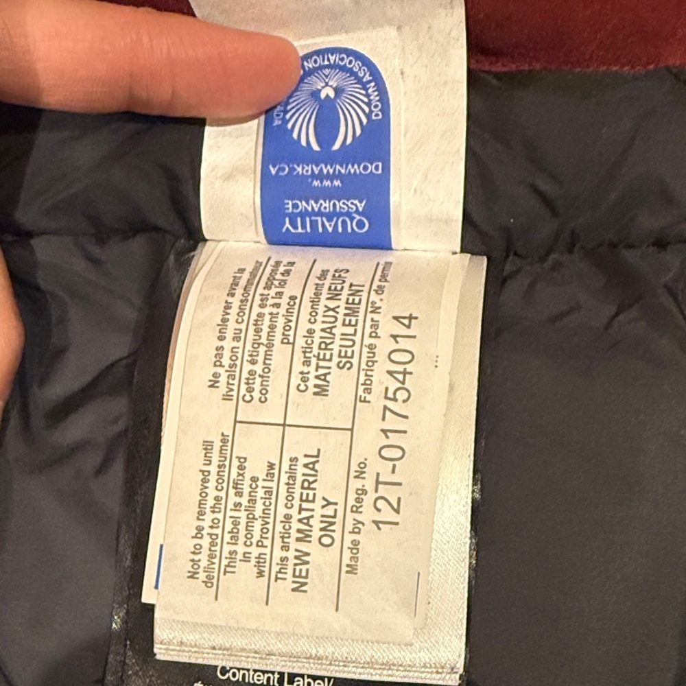 Canada Goose Burgundy Parka with Fur Hood - Picture 7 of 13